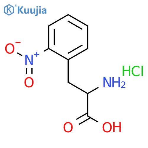 DL-Phenylalanine, 2-nitro-, monohydrochloride structure