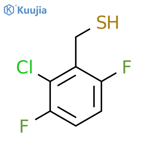 (2-chloro-3,6-difluorophenyl)methanethiol structure