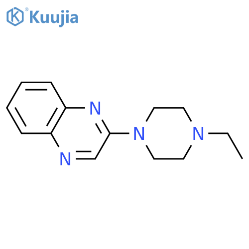 Quinoxaline, 2-(4-ethyl-1-piperazinyl)- structure