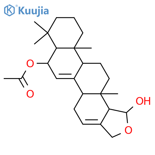 24,25-Epoxy-21-nor-7,16-scalaradiene-6,25-diol; (6β,25α)-form, 6-Ac structure