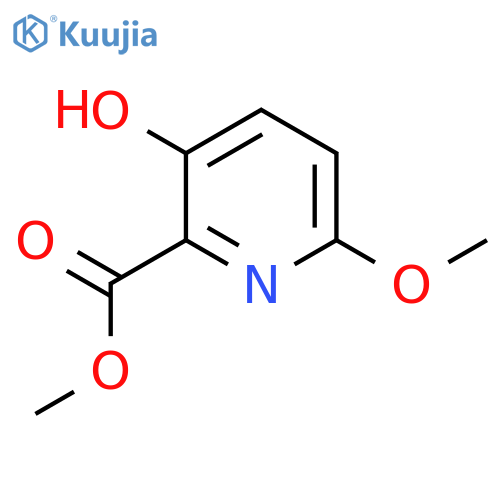 methyl 3-hydroxy-6-methoxypyridine-2-carboxylate structure