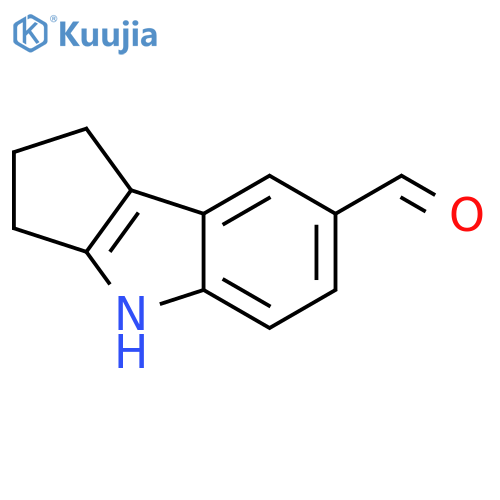 1,2,3,4-tetrahydro-Cyclopent[b]indole-7-carboxaldehyde structure