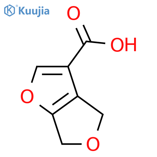 4H,6H-furo2,3-cfuran-3-carboxylic acid structure