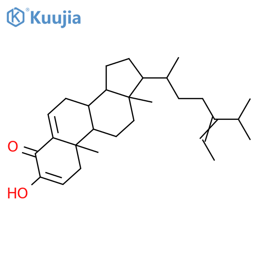3-Hydroxy-2,5,24(28)-stigmastatrien-4-one; (24(28)E)-form structure