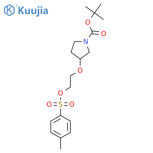 tert-Butyl 3-(2-(tosyloxy)ethoxy)-pyrrolidine-1 -carboxylate structure