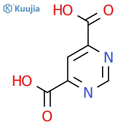 Pyrimidine-4,6-dicarboxylic acid structure