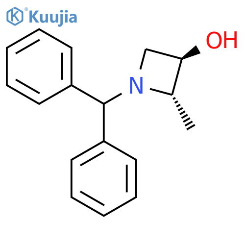 (2s,3r)-1-(Diphenylmethyl)-2-methylazetidin-3-ol structure