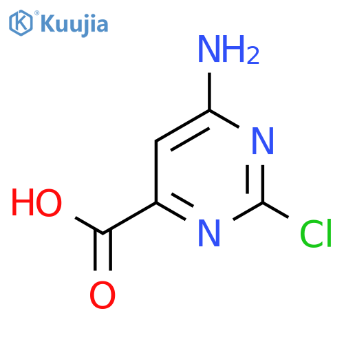6-Amino-2-chloropyrimidine-4-carboxylic acid structure