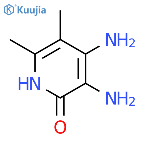 2(1H)-Pyridinone,3,4-diamino-5,6-dimethyl- structure