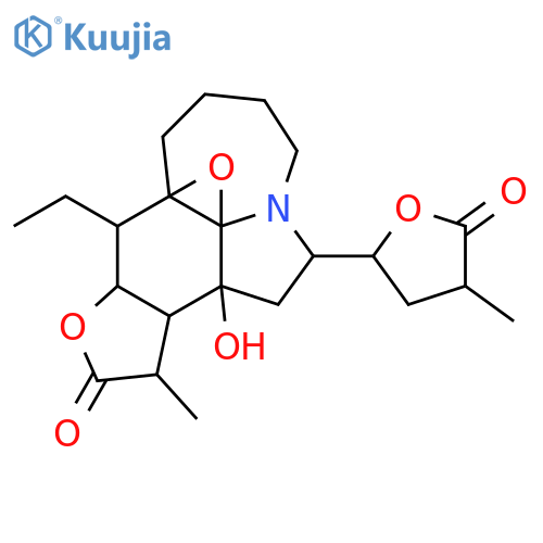 Tuberostemonine; 1-Hydroxy, 9,9a-epoxide structure