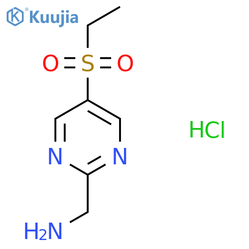 (5-(Ethylsulfonyl)pyriMidin-2-yl)MethanaMine hydrochloride structure