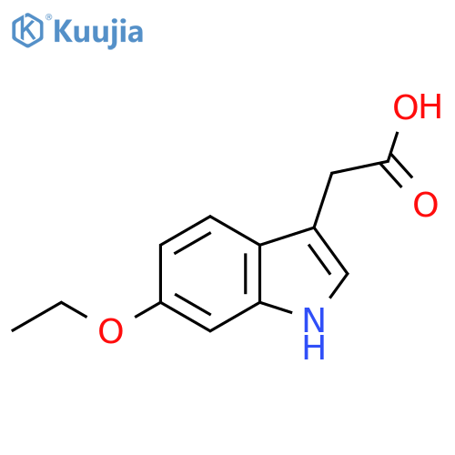 2-(6-ethoxy-1H-indol-3-yl)acetic acid structure