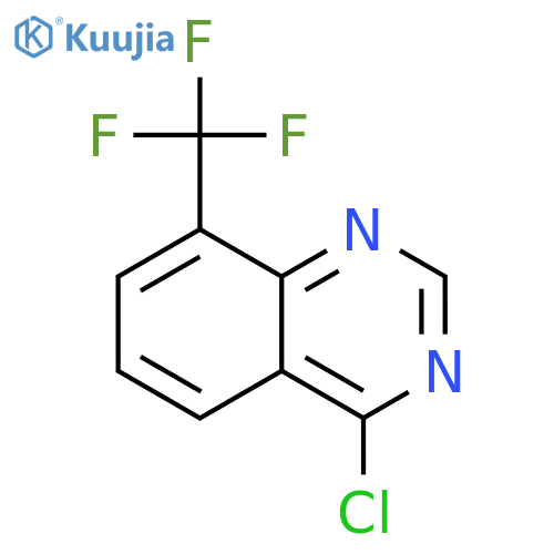 4-chloro-8-(trifluoromethyl)quinazoline structure