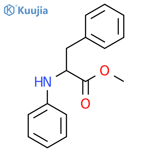 methyl 3-phenyl-2-(phenylamino)propanoate structure