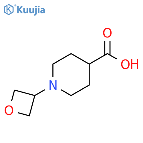 4-Piperidinecarboxylic acid, 1-(3-oxetanyl)- structure