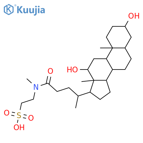 3,12-Dihydroxycholan-24-oic acid; (3α,5β,12α)-form, N-Methyl-N-(2-sulfoethyl)amide structure