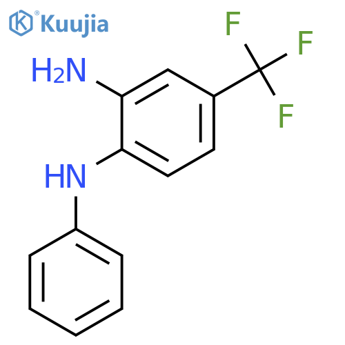 N1-Phenyl-4-(trifluoromethyl)benzene-1,2-diamine structure