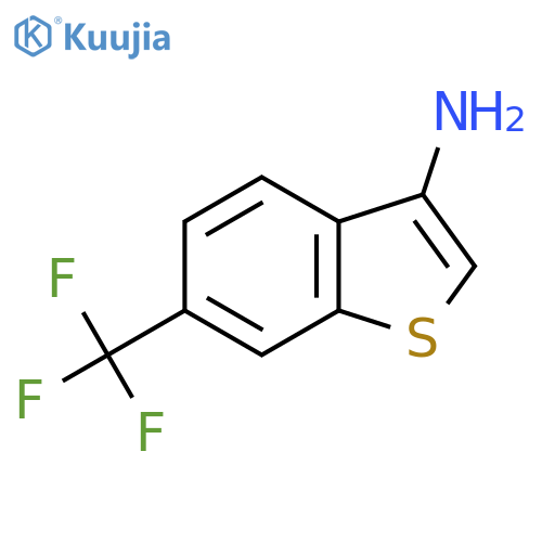 6-(Trifluoromethyl)benzo[b]thiophen-3-amine structure