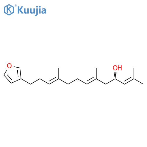 2,6,10-Tridecatrien-4-ol,13-(3-furanyl)-2,6,10-trimethyl-, (4S,6E,10E)- structure