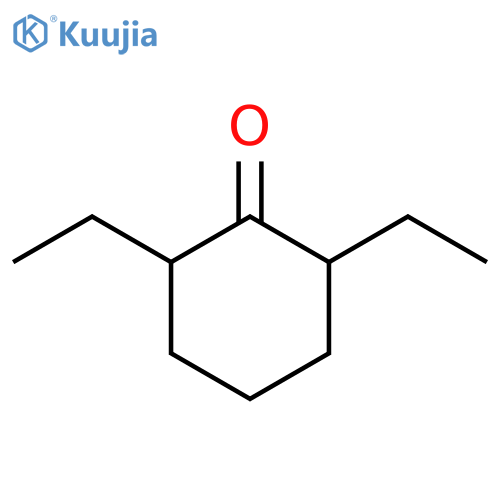 2,6-Diethylcyclohexanone structure