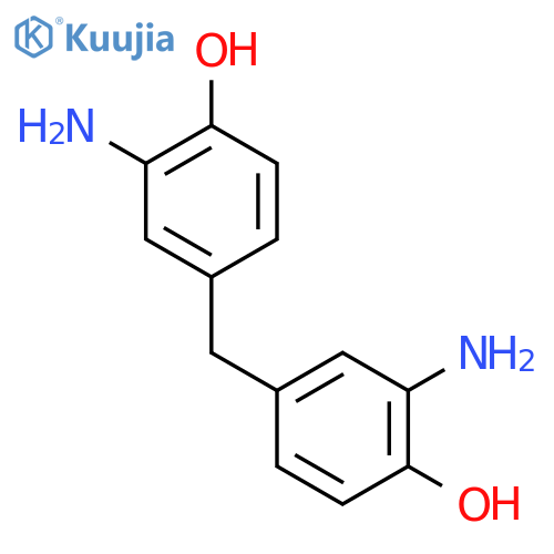 2-Amino-4-(3-amino-4-hydroxybenzyl)phenol structure