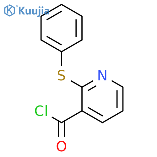 2-(PHENYLTHIO)PYRIDINE-3-CARBONYL CHLORIDE structure