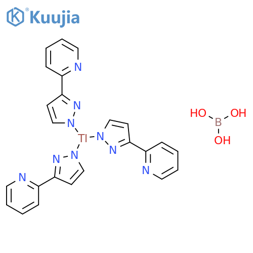 thallium hydrotris[3-(2-pyridyl)pyrazol-1-yl]borate structure