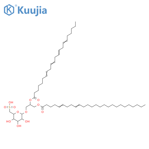 [6-(2-Docosa-7,10,13,16-tetraenoyloxy-3-hexacosa-5,9-dienoyloxypropoxy)-3,4,5-trihydroxyoxan-2-yl]methanesulfonic acid structure