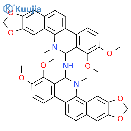 Bis[6-(5,6-dihydrochelerythrinyl)]amine structure
