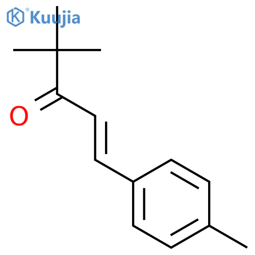 4,4-Dimethyl-1-(4-methylphenyl)pent-1-en-3-one structure