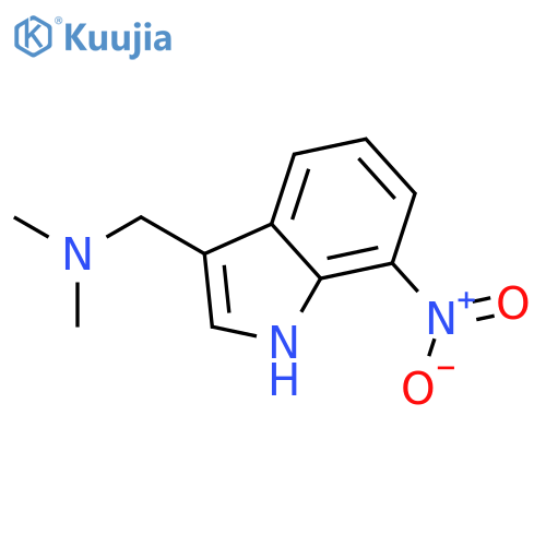 3-(Dimethylamino)-7-nitro-1H-indole structure
