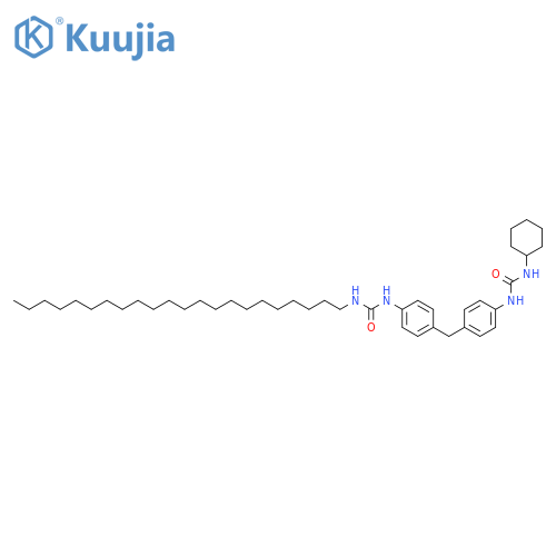 Urea,N-[4-[[4-[[(cyclohexylamino)carbonyl]amino]phenyl]methyl]phenyl]-N'-docosyl- structure