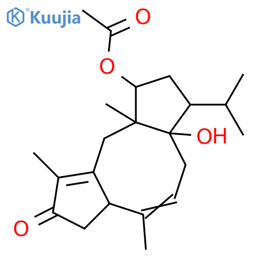 10,12-Dihydroxy-2,7-fusicoccadien-4-one; (6α,10β,11α,12α,14α)-form, 12-Ac structure