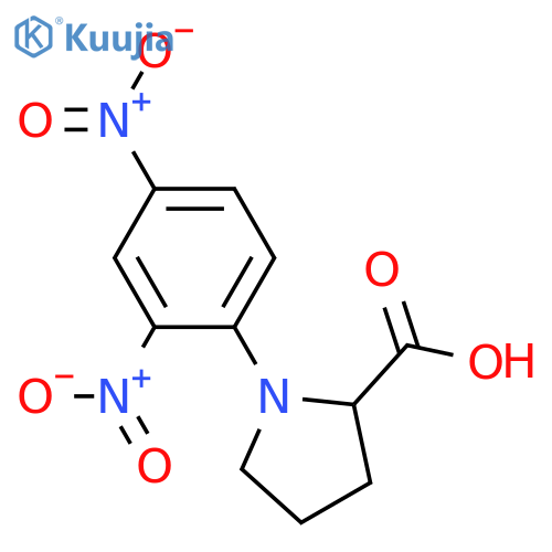 N-(2,4-Dinitrophenyl)-L-proline structure