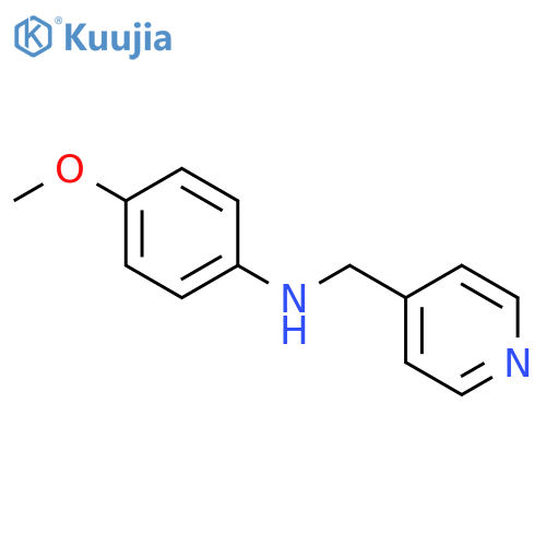 (4-Methoxy-phenyl)-pyridin-4-ylmethyl-amine structure