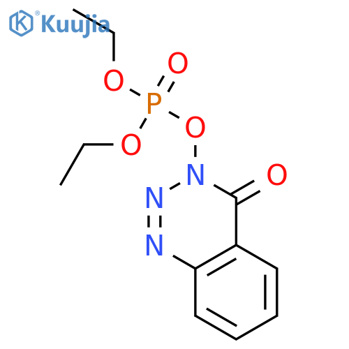 3-(Diethoxyphosphoryloxy)-1,2,3-benzotriazin-4(3H)-one structure