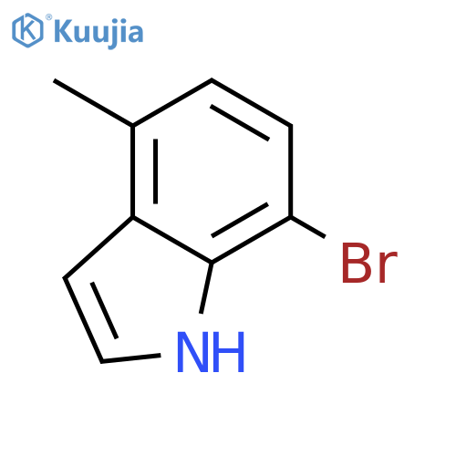 7-Bromo-4-methyl-1H-indole structure