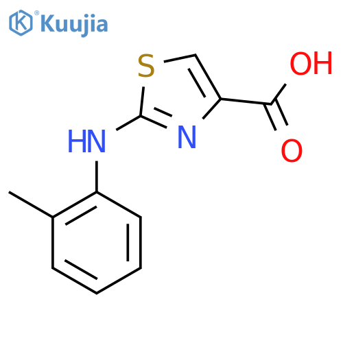 2-(2-methylanilino)-1,3-thiazole-4-carboxylic Acid structure