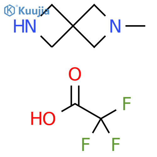 2-methyl-2,6-diazaspiro[3.3]heptane bis(trifluoroacetate) structure