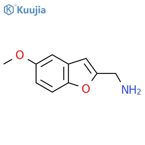 (5-Methoxy-1-benzofuran-2-yl)methanamine structure