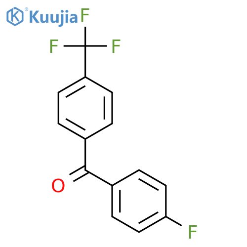 (4-Fluorophenyl)4-(trifluoromethyl)phenylmethanone structure