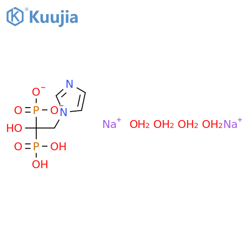 Zoledronic Acid Disodium Salt Tetrahydrate structure