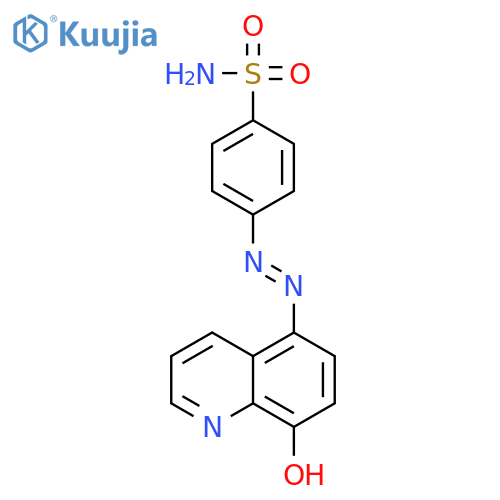 Benzenesulfonamide,4-[2-(8-hydroxy-5-quinolinyl)diazenyl]- structure