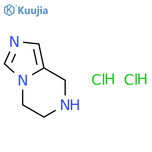 5H,6H,7H,8H-imidazo[1,5-a]pyrazine dihydrochloride structure