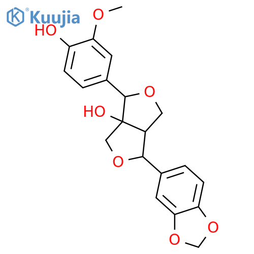 7,9':7',9-Diepoxy-8,8'-lignan-3,3',4,4',8-pentol; (7RS,7'SR,8SR,8'RS)-form, 3',4'-Methylene, 3-Me ether structure