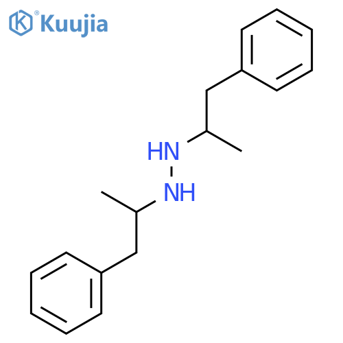 Hydrazine,1,2-bis(1-methyl-2-phenylethyl)- structure