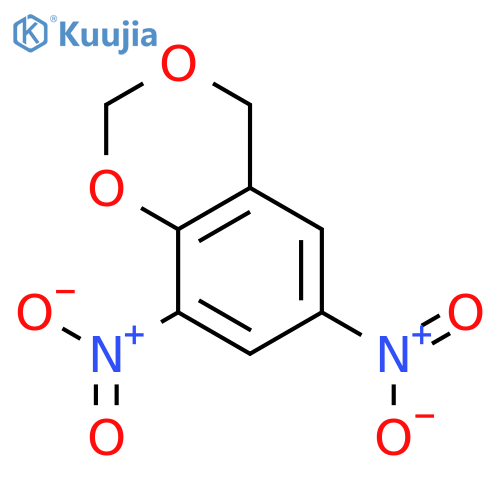 4H-1,3-Benzodioxin,6,8-dinitro- structure