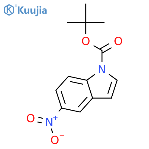 Tert-butyl 5-nitro-1H-indole-1-carboxylate structure