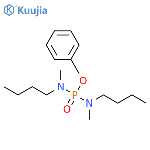 Phosphorodiamidic acid,N,N'-dibutyl-N,N'-dimethyl-, phenyl ester structure
