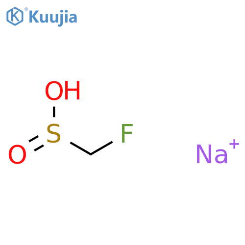 Fluoromethanesulfinic acid, sodium salt structure